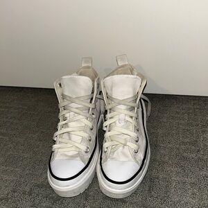 Converse White High-Top Sneakers
